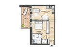 Moderne 2-Zimmer-Wohnung mit EBK und Balkon!