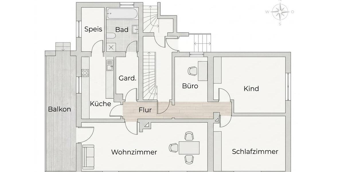 Erdgeschoßwohnung Oberasbach - 3.5 Zimmer, 120 m&sup2;, 1.499&euro; | Angebot:26676110