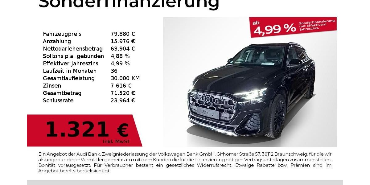 Audi Q8 23.499 km 79.880 &euro; Nürnberg 90441