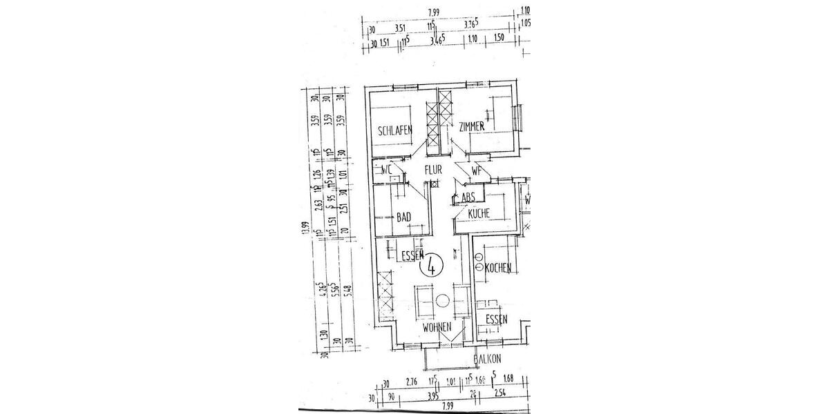 Etagenwohnung Erlangen Bruck - 3 Zimmer, 79 m&sup2;, 349.000&euro; | Angebot:26771515