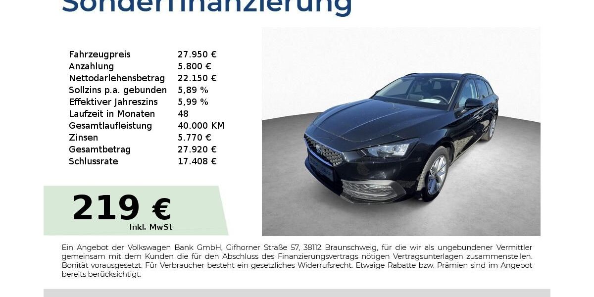 Seat Leon 7.700 km 27.950 &euro; Schwabach 91126