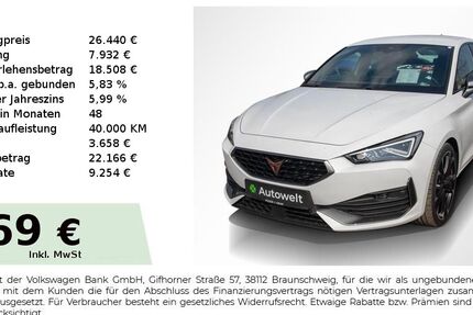 Cupra Leon 66.150 km 25.840 &euro; Nürnberg 90431
