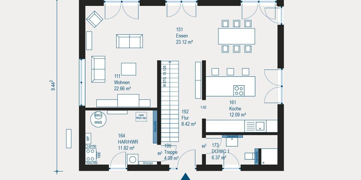 Exklusive Stadtvilla in der Nordwestlichen Außenstadt von Nürnberg - Schlüsselfertig - Villa Nürnberg Thon | Angebot:27479275