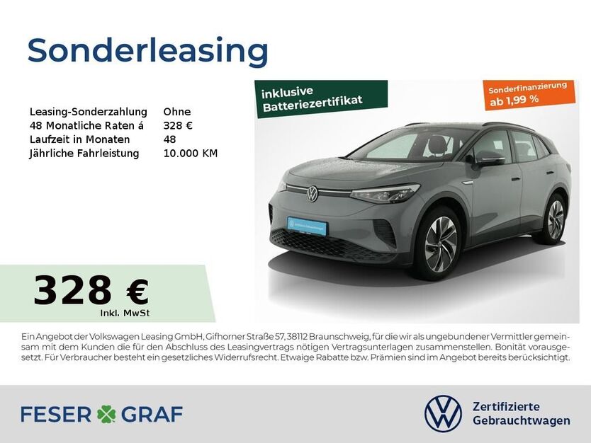 VW ID.4 30.124 km 25.750 € Nürnberg 90411
