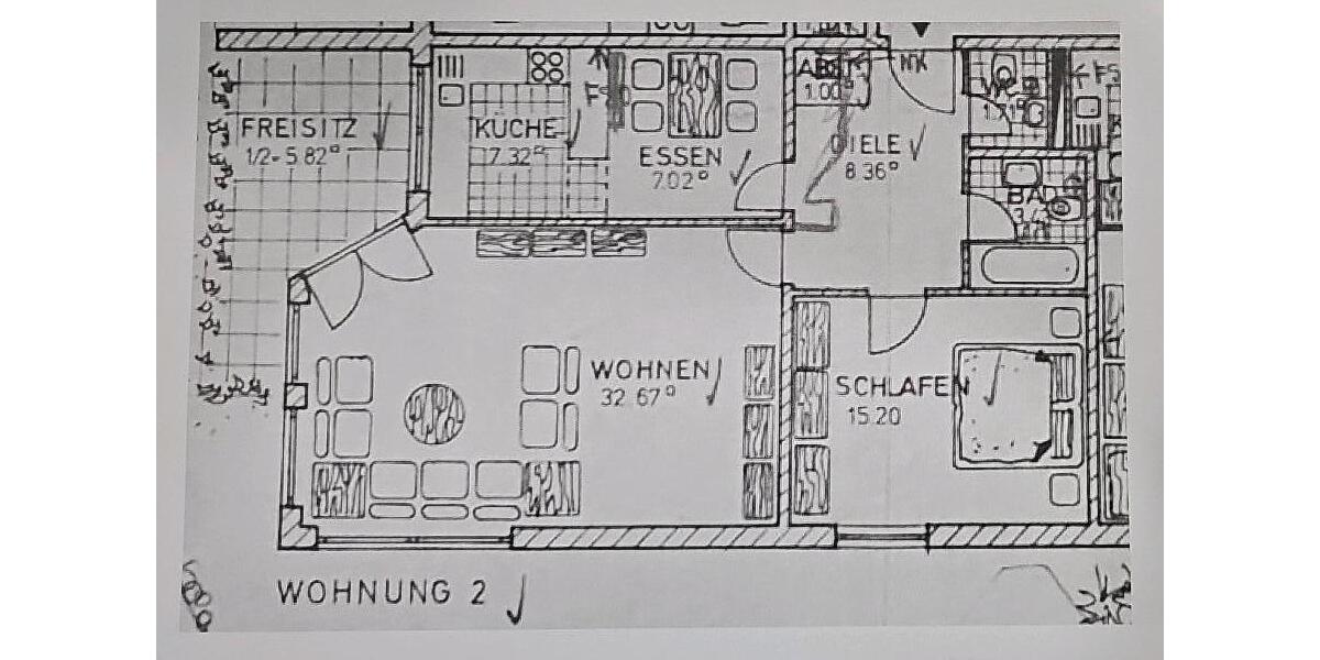 2-Zimmer Wohnung 82qm Fürth-Poppenreuth 2 zimmer