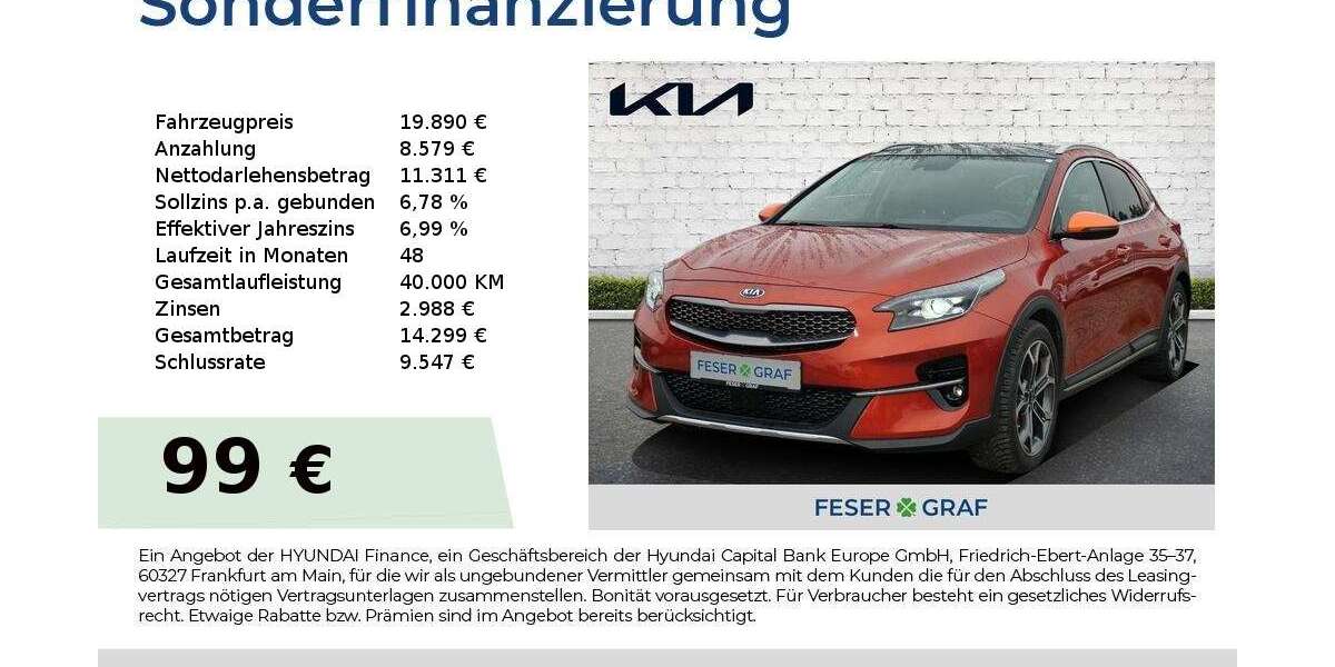 Kia XCeed 69.885 km 19.890 &euro; Roth 91154