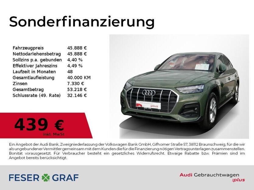 Audi Q5 14.971 km 45.888 € Lauf an der Pegnitz 91207