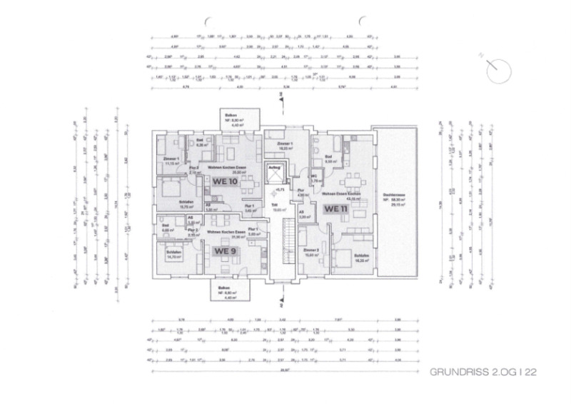 Erstbezug: 4-Zimmer-Penthouse mit großer Dachterrasse - Penthouse Forchheim Burk | Angebot:27230159