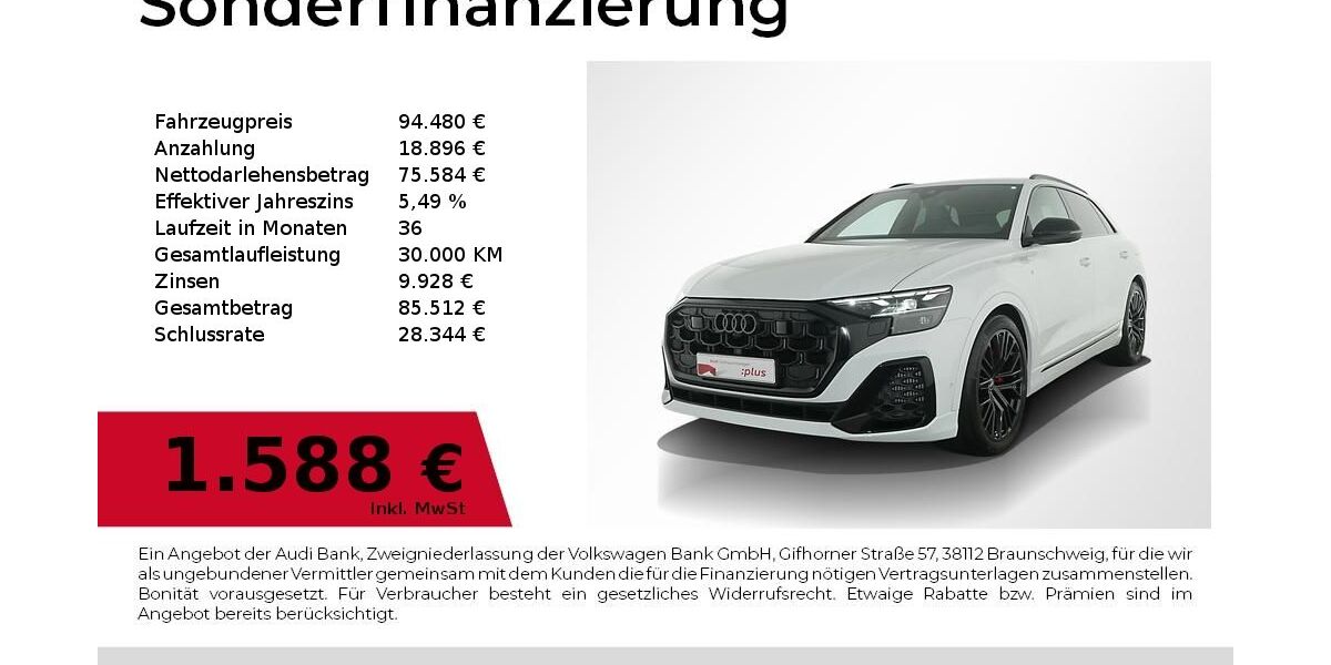 Audi Q8 19.200 km 89.880 &euro; Nürnberg 90441