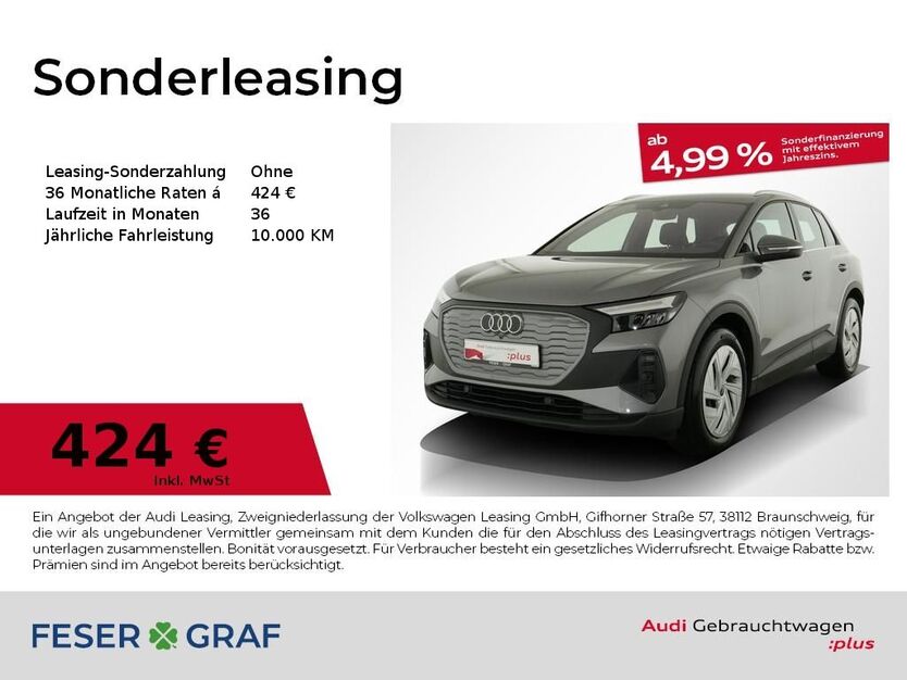 Audi Q4 e-tron 8.352 km 41.990 € Nürnberg 90441