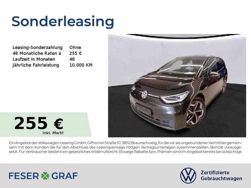 VW ID.3 41.721 km 19.950 € Nürnberg 90411