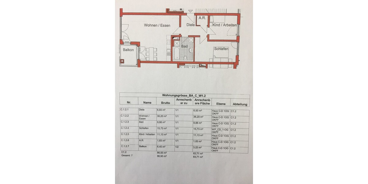 mod. 3 Zi-Whg. incl. TG-Stellpl. Erlangen-Bruck Nähe Siemens-Campus - 3- Erlangen Bruck | Angebot:26415521