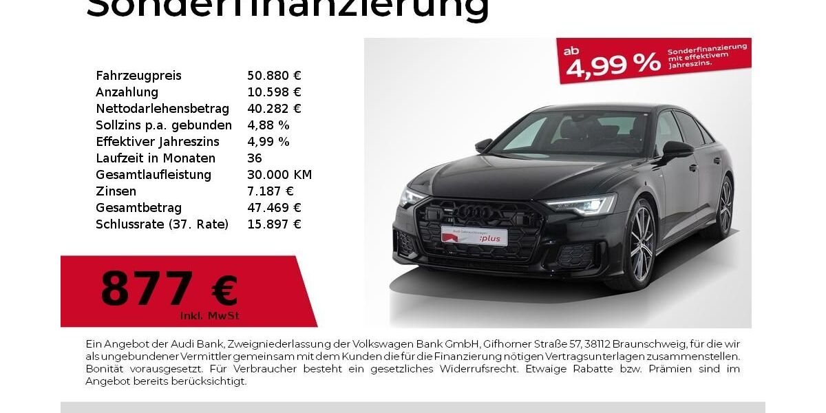 Audi A6 9.000 km 52.990 &euro; Nürnberg 90441