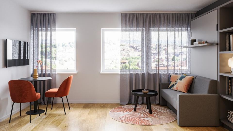 Etagenwohnung Nürnberg Eberhardshof - 1 Zimmer, 20 m&sup2;, 599&euro; | Angebot:25415172