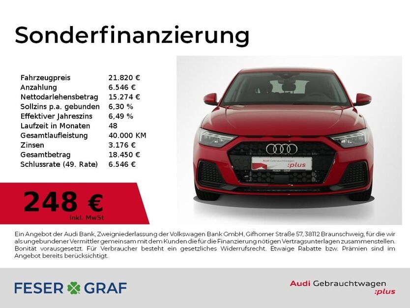 Audi A1 6.739 km 21.820 € Nürnberg 90411