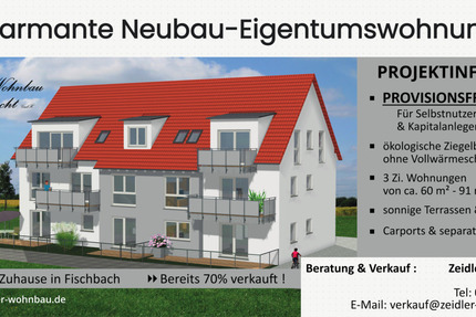 Wohnung Nürnberg Fischbach - 3 Zimmer, 79 m&sup2;, 474.000&euro; | Angebot:25730982