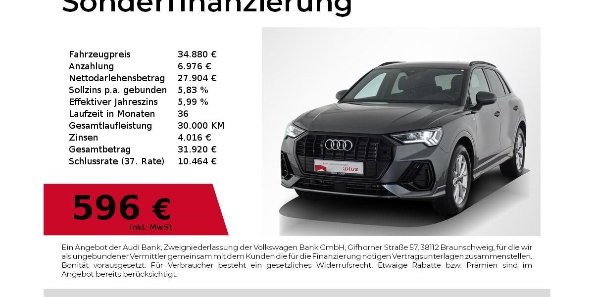 Audi Q3 23.763 km 34.330 &euro; Nürnberg 90441