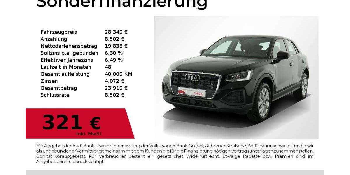Audi Q2 11.700 km 28.340 &euro; Nürnberg 90411