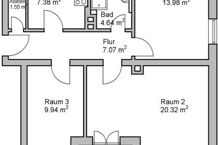 Wohnung Erlangen Am Anger - 3 Zimmer, 67 m&sup2;, 1.100&euro; | Angebot:27586428