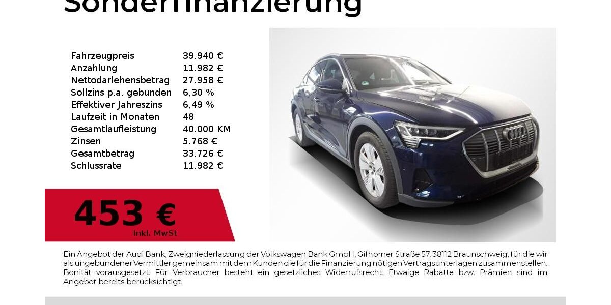 Audi e-tron 56.600 km 39.940 &euro; Nürnberg 90411