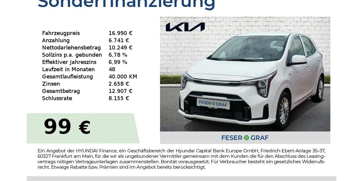 Kia Picanto 8.940 km 15.850 &euro; Roth 91154