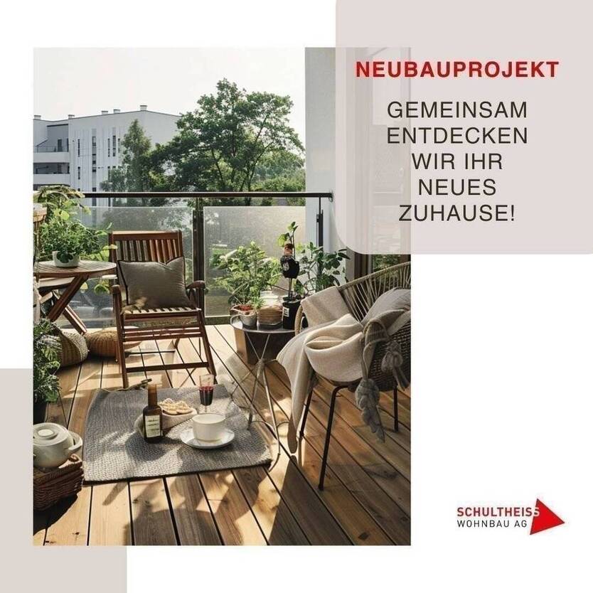 NEUE Eigentumswohnungen! Südloggia. Aufzug, ruhig! Rohbaubesichtigung auf Wunsch möglich!