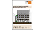 Etagenwohnung Erlangen Innenstadt - 2 Zimmer, 42 m&sup2;, 344.000&euro; | Angebot:26202396