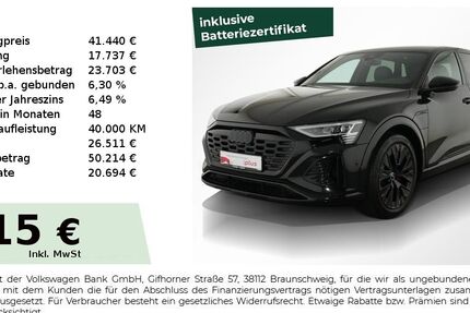 Audi Q8 e-tron 95.150 km 41.440 &euro; Nürnberg 90431