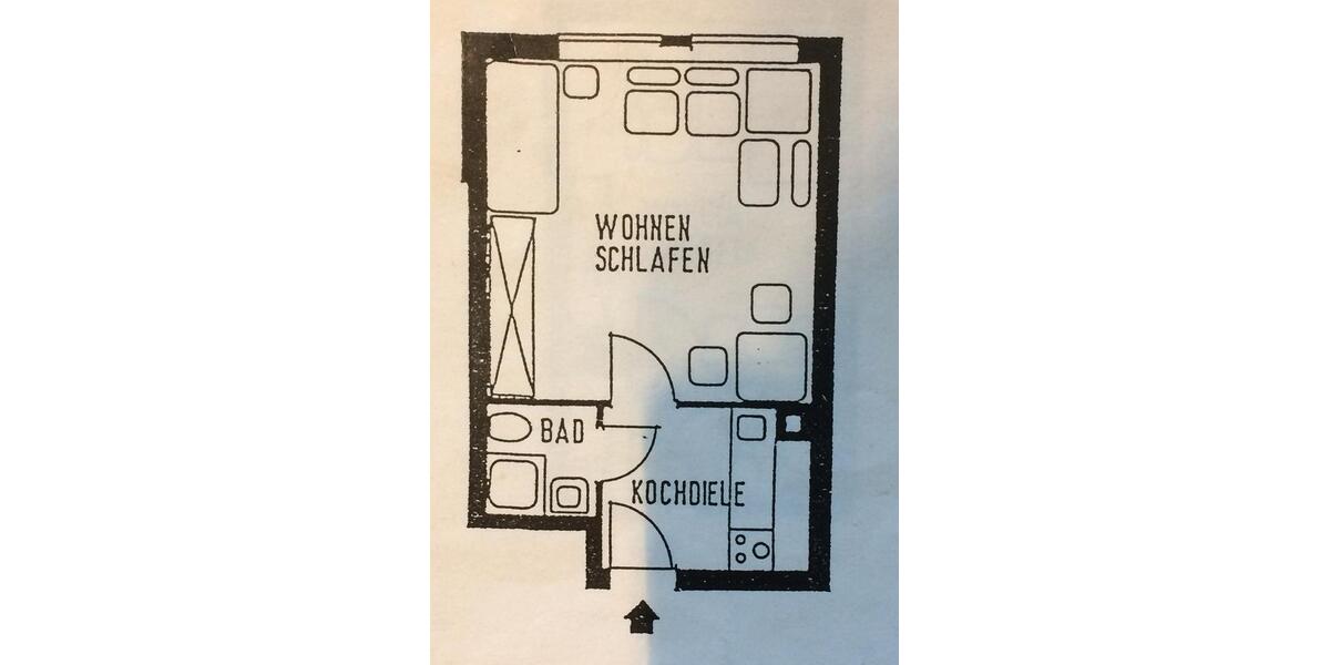 Etagenwohnung Erlangen Bruck - 1 Zimmer, 27 m&sup2;, 149.000&euro; | Angebot:27533903