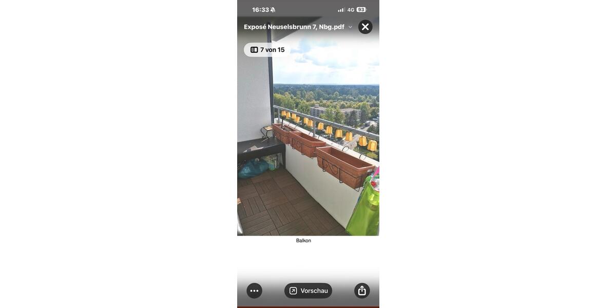 Etagenwohnung Nürnberg Langwasser - 3 Zimmer, 69 m&sup2;, 245.000&euro; | Angebot:26823804