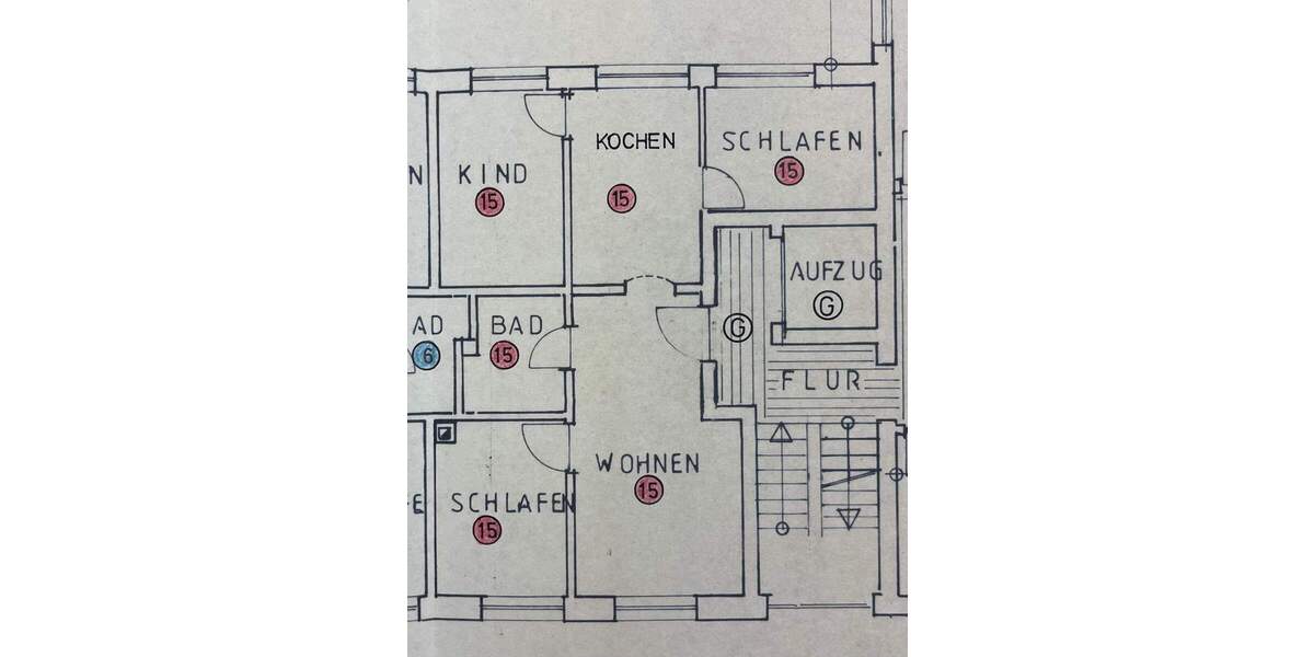 Etagenwohnung Fürth Südstadt - 4 Zimmer, 51 m&sup2;, 178.000&euro; | Angebot:24698052