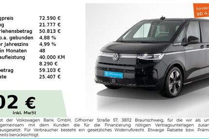 VW T7 Multivan 19.950 km 69.890 &euro; Nürnberg 90441