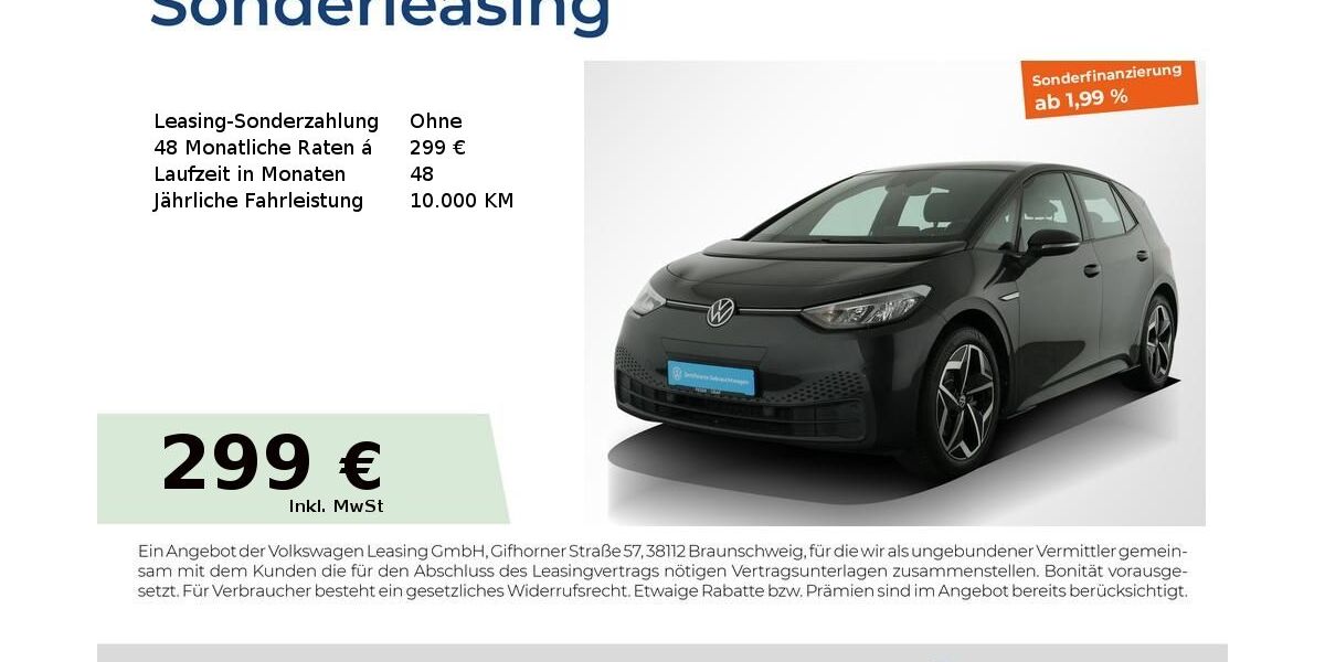 VW ID.3 30.280 km 20.401 &euro; Nürnberg 90411