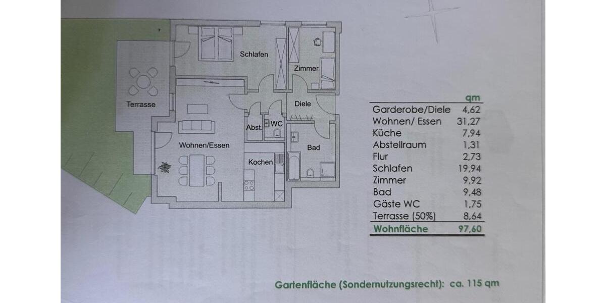 Etagenwohnung Wendelstein - 3 Zimmer, 98 m&sup2;, 1.440&euro; | Angebot:26335460