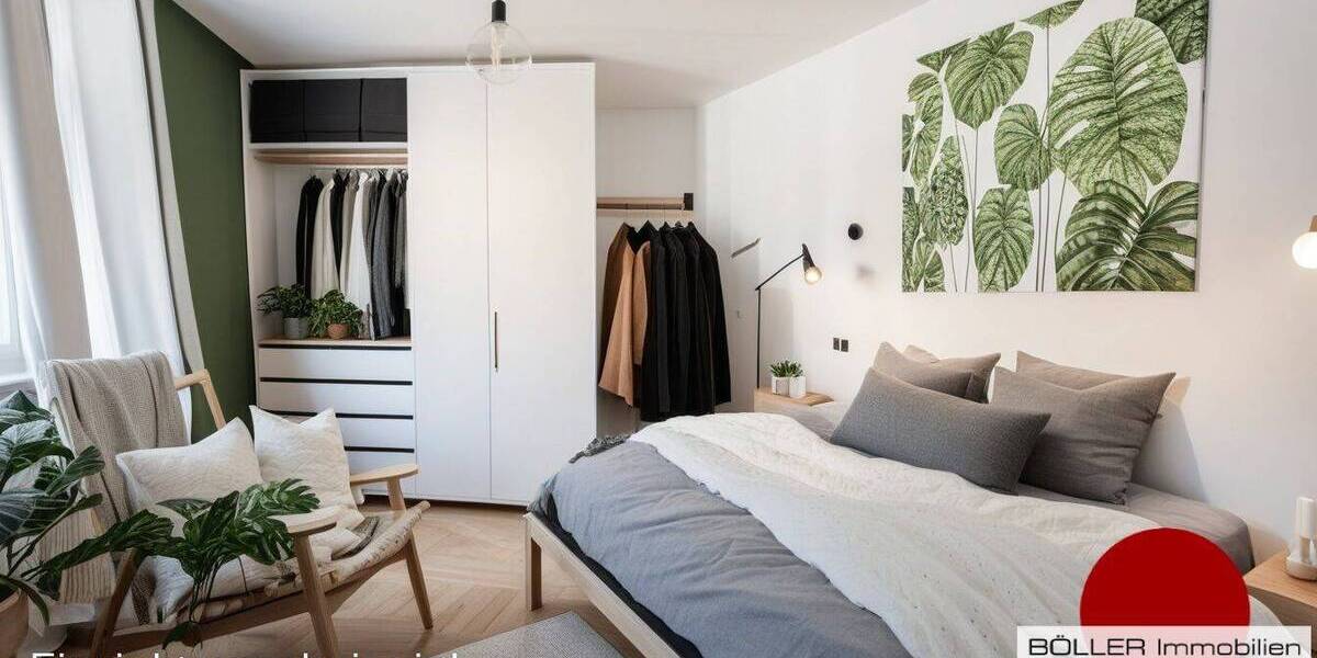 Etagenwohnung Nürnberg Gärten b Wöhrd - 2 Zimmer, 40 m&sup2;, 790&euro; | Angebot:26419682