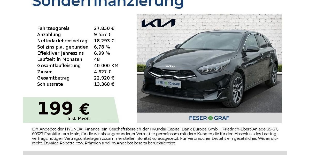Kia ceed / Ceed 10.500 km 23.850 &euro; Schwabach 91126