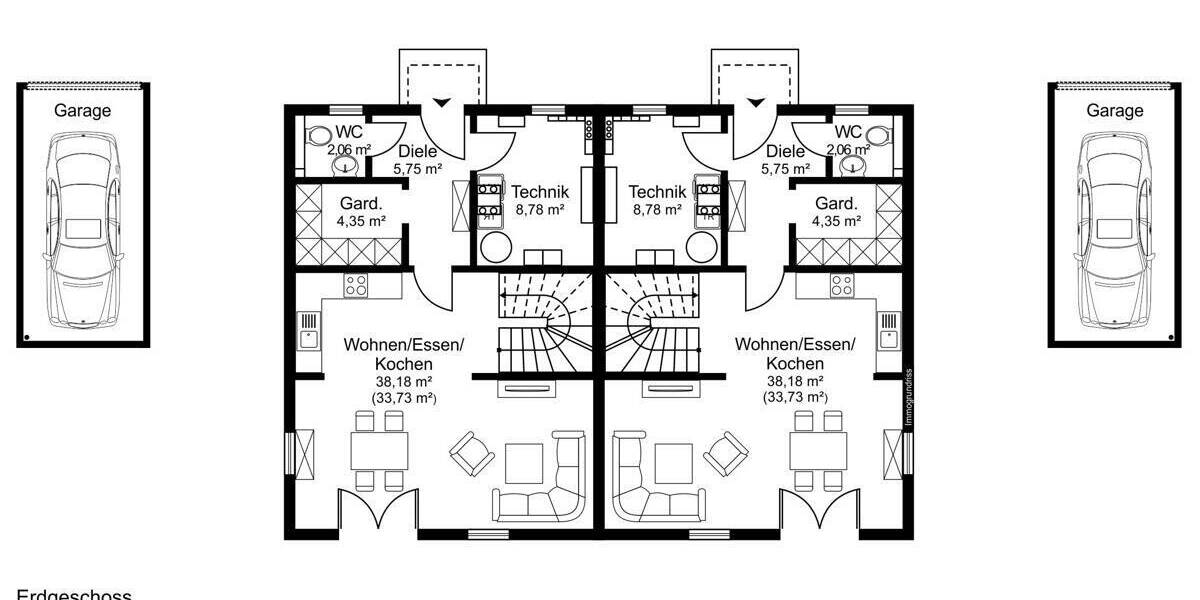 Doppelhaushälfte Winkelhaid - 4 Zimmer, 110 m&sup2;, 490.716&euro; | Angebot:26189671