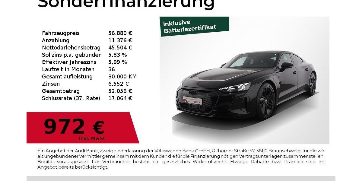 Audi e-tron GT 25.800 km 54.770 &euro; Nürnberg 90441