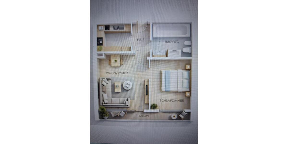 Etagenwohnung Nürnberg Zerzabelshof - 2 Zimmer, 47 m&sup2;, 168.000&euro; | Angebot:27604215