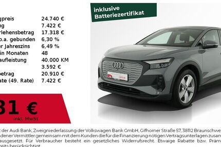 Audi Q4 e-tron 35.200 km 24.740 € Nürnberg 90411