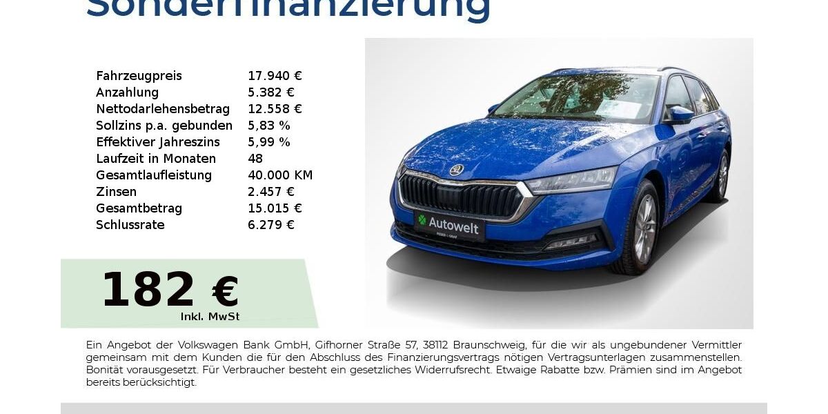 Skoda Octavia 68.900 km 17.940 &euro; Nürnberg 90431