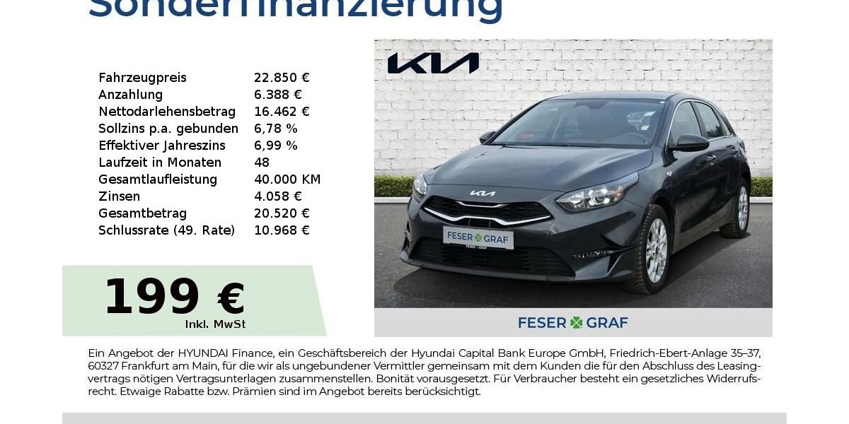 Kia ceed / Ceed 7.440 km 22.850 &euro; Roth 91154