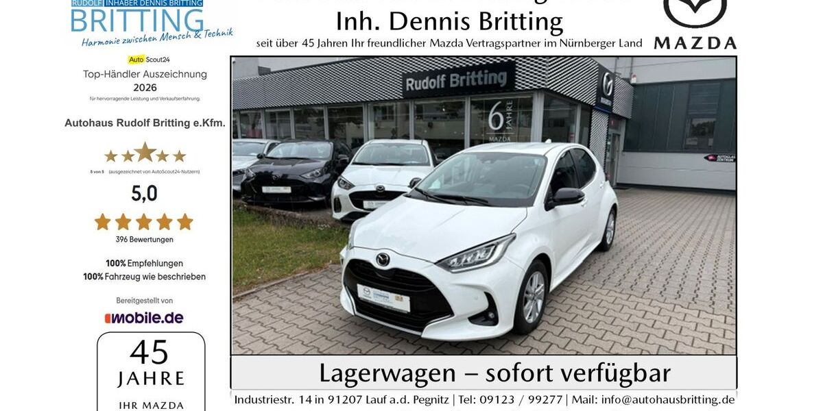 Mazda 2 Hybrid 13.500 km 20.390 &euro; Lauf 91207