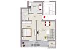 Etagenwohnung Fürth Hardhöhe - 2 Zimmer, 54 m&sup2;, 169.000&euro; | Angebot:26816475