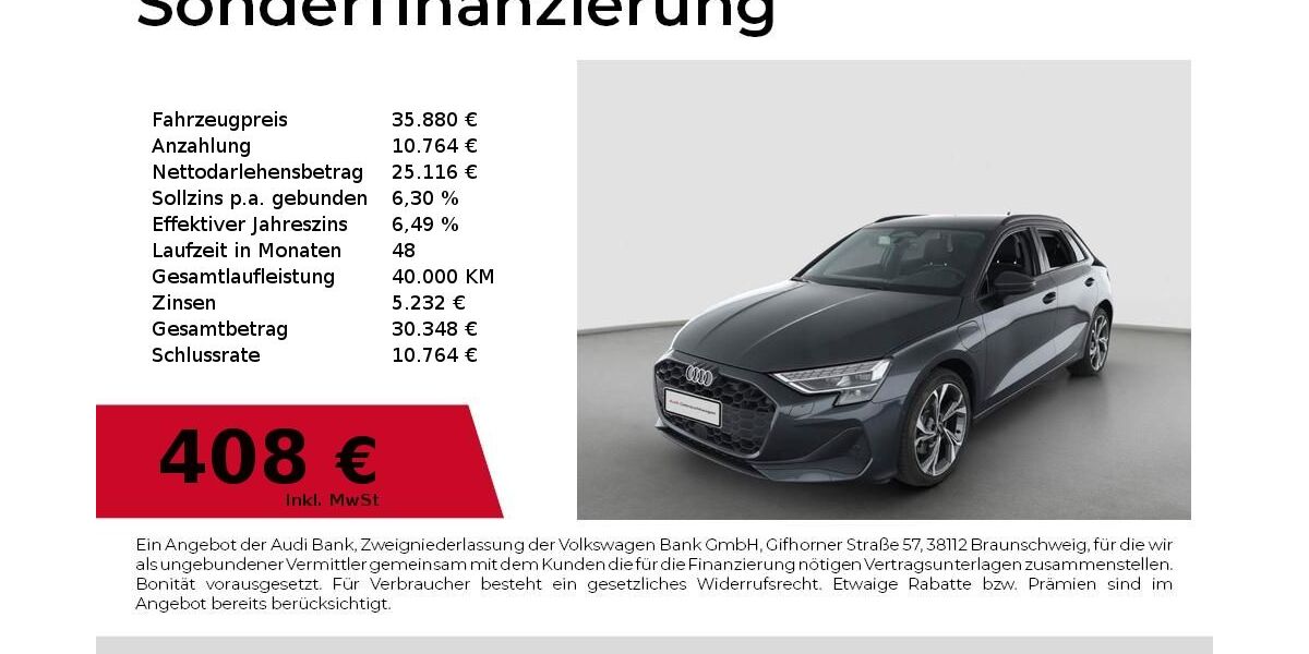 Audi A3 7.162 km 35.880 &euro; Nürnberg 90411