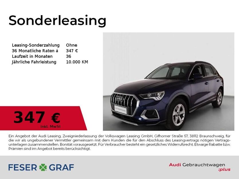 Audi Q3 22.416 km 37.490 € Nürnberg 90441