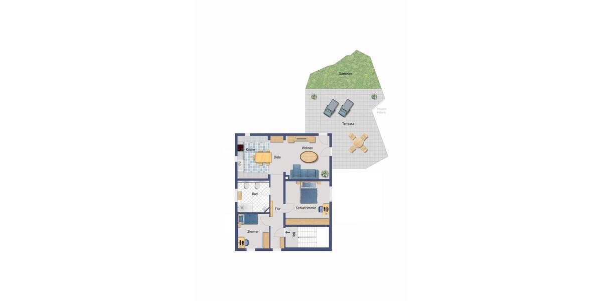 Etagenwohnung Heroldsberg - 3 Zimmer, 98 m&sup2;, 360.000&euro; | Angebot:25703794