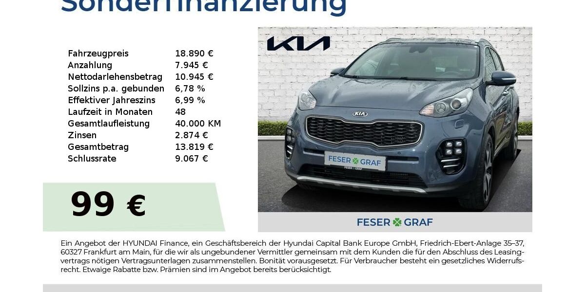 Kia Sportage 65.864 km 18.890 &euro; Roth 91154