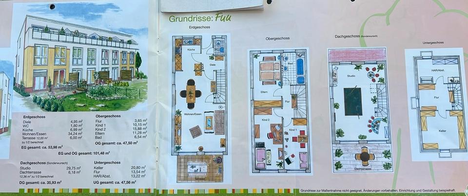 Reihenhaus Feucht - 5 Zimmer, 137 m&sup2;, 575.000&euro; | Angebot:26963937