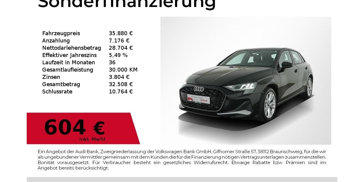 Audi A3 9.999 km 35.880 &euro; Nürnberg 90441